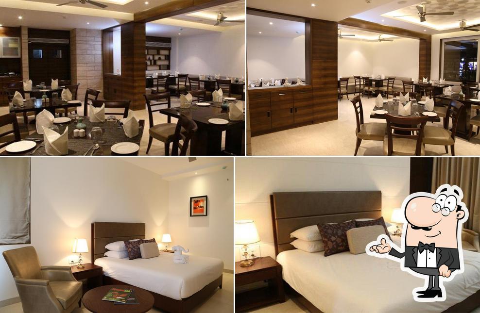 The interior of Lemon Tree Hotel Candolim, Goa