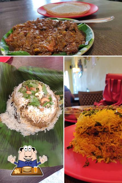 Food at ALLEPPEES Kerala Restaurant