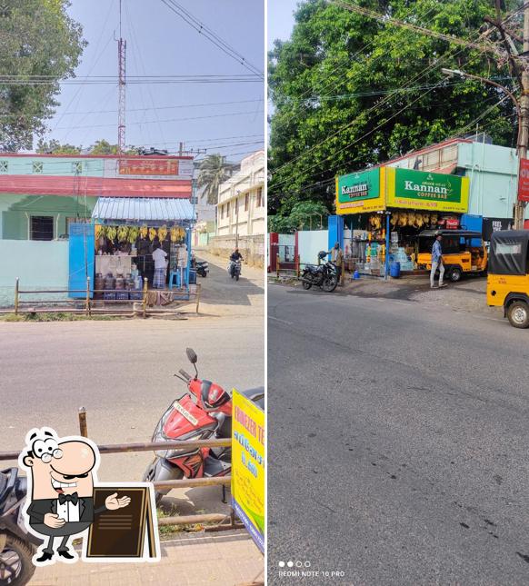 The exterior of கண்ணன் காபி பார் Kannan Coffee Bar