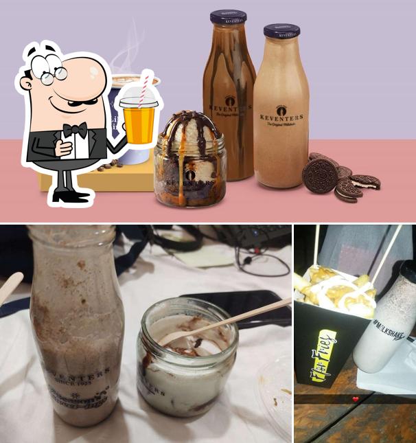 Keventers - Milkshakes & Desserts serves a selection of beverages