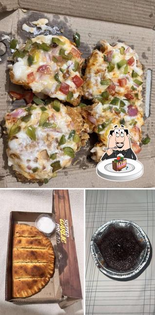 Chocolate cake at Chizza&Pizza Corner