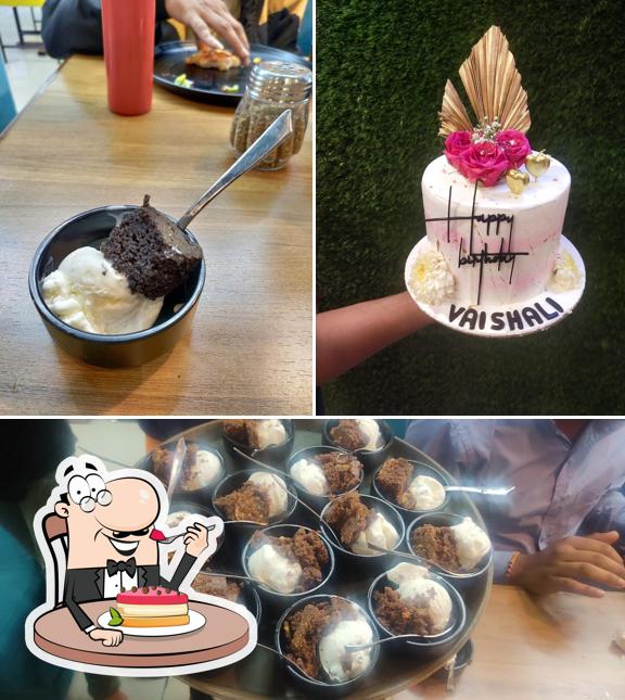 Helio's Pizza offers a selection of desserts