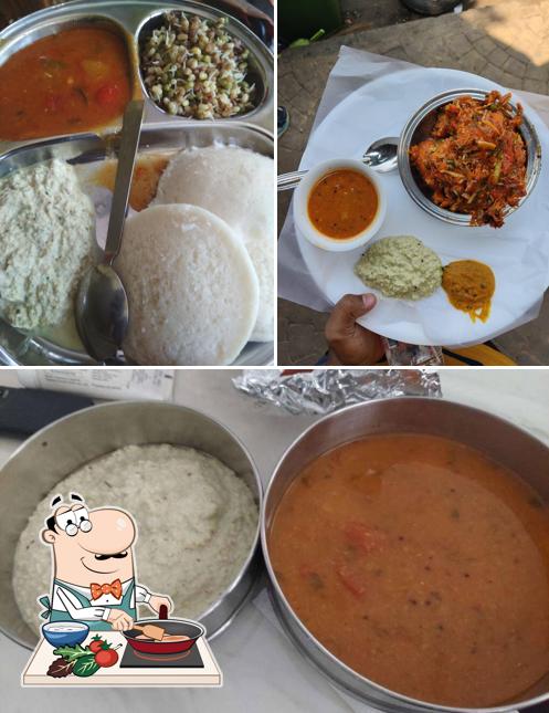 Chicken curry at Mani's cafe