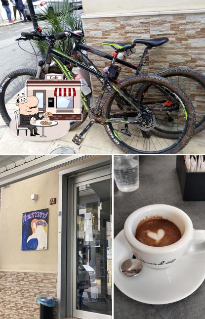 Amarcord Caffè si caratterizza per la esterno e cibo