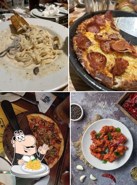 Spaghetti carbonara at The Beer Café