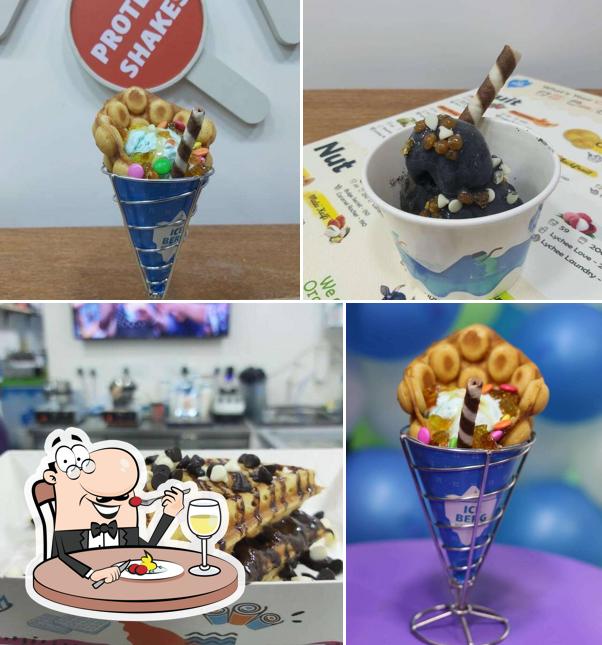 Food at Ice Berg Ice Creams