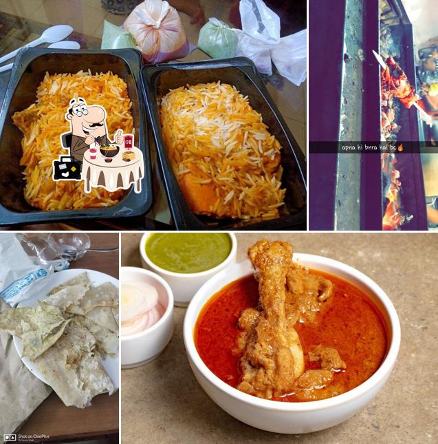 Food at Kababs N Roll