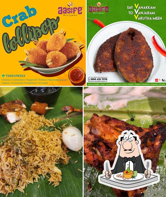 Meals at Aasife Biriyani