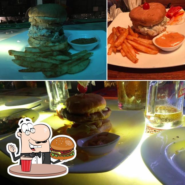 Order a burger at Sherlocks Pub Koramangala