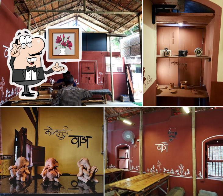 Check out how Kolhapuri Wada Misal restaurant looks inside