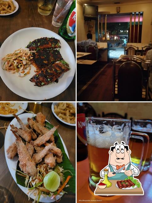 Baby back ribs at Sai Leela Bar & Restaurant