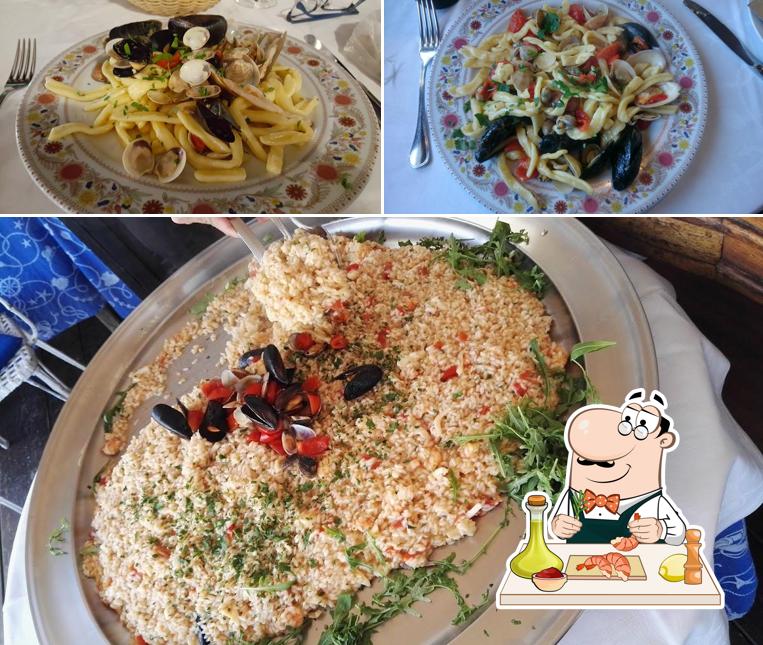 Prova tra i molti piatti di mare offerti a Zi'Ntonio Mare