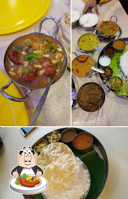 Food at J J Restaurant