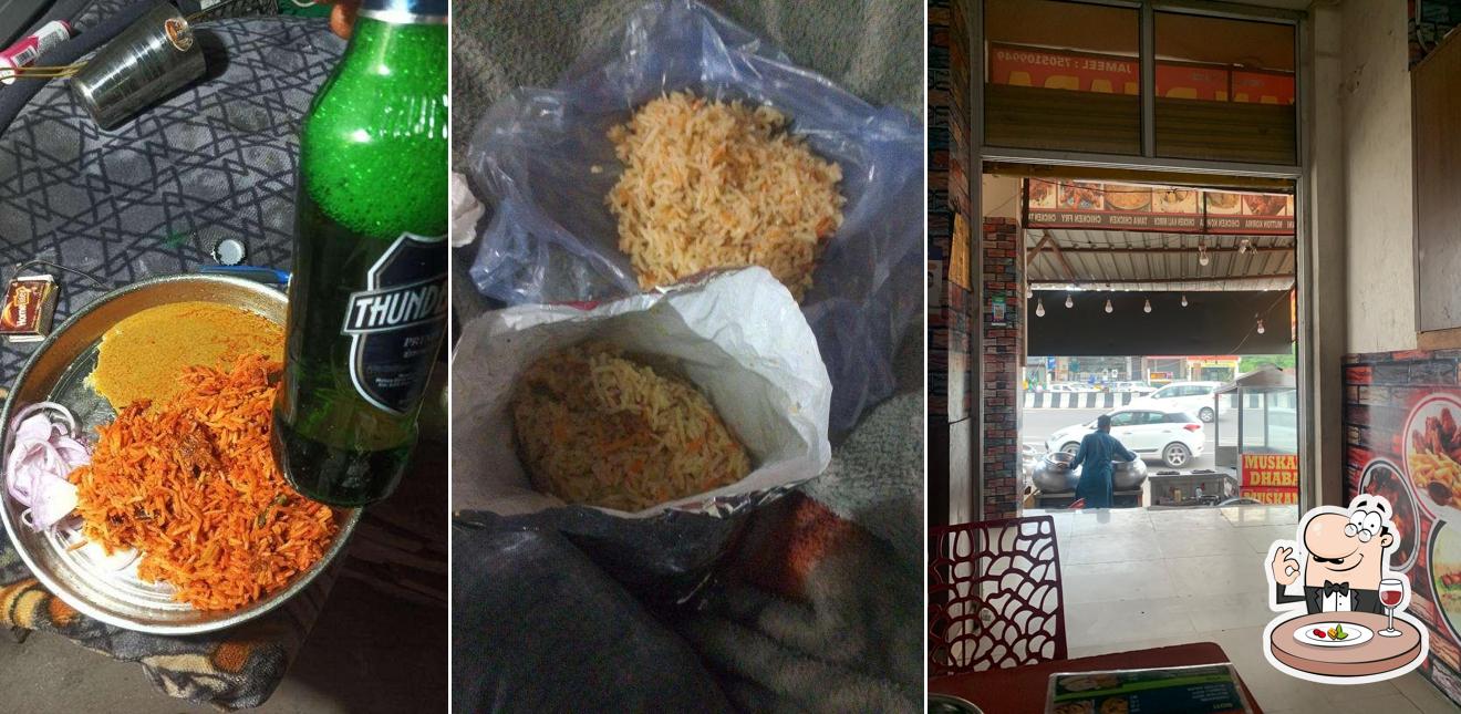 Meals at Muskan Dhaba