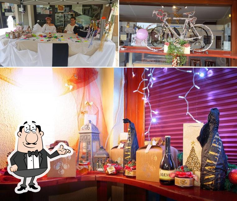 Tra le diverse cose da Osteria con cucina al Cappello si possono trovare la interni e dolce