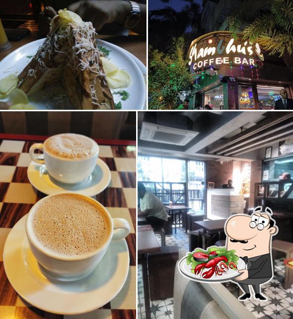 Try out seafood at Shambhu's Coffee Bar