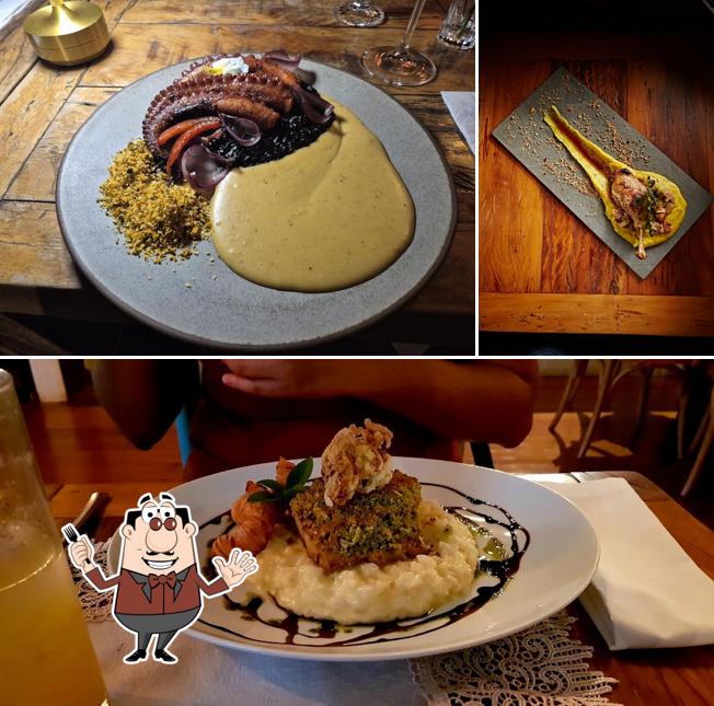 Platos en Polaroid Bistrô