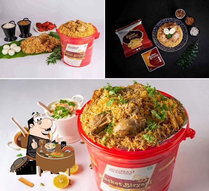 Food at Bucket Biryani HSR layout