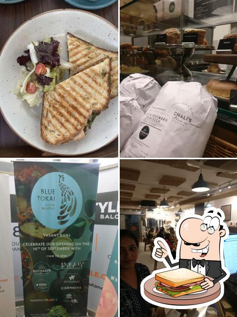 Grilled cheese sandwich at Blue Tokai Coffee Roasters Vasant Kunj