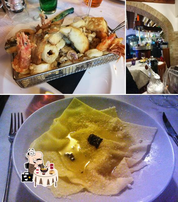 Questa è la foto che presenta la cibo e interni di Caffè Rubini