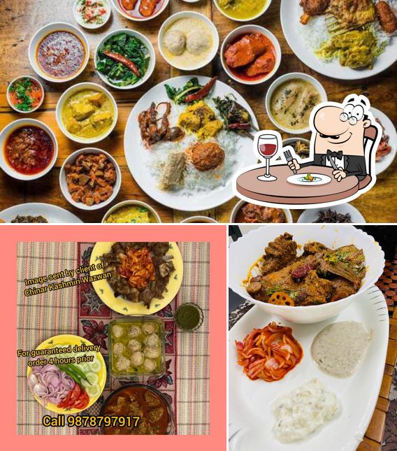 Food at Chinar Kashmiri Wazwan (Authentic Kashmiri Food)