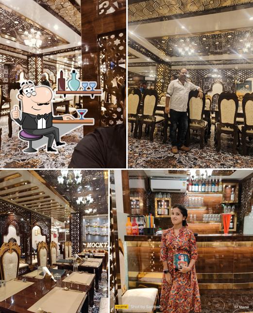 The interior of Mobina Restaurant Barrackpore