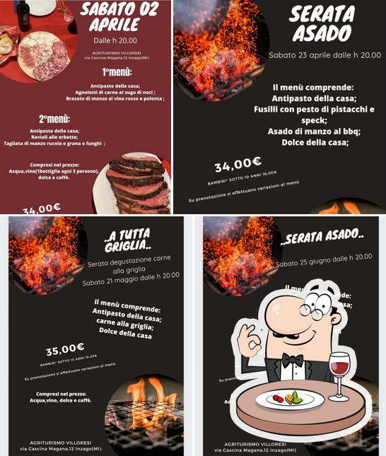 Cibo al Agriturismo Villoresi