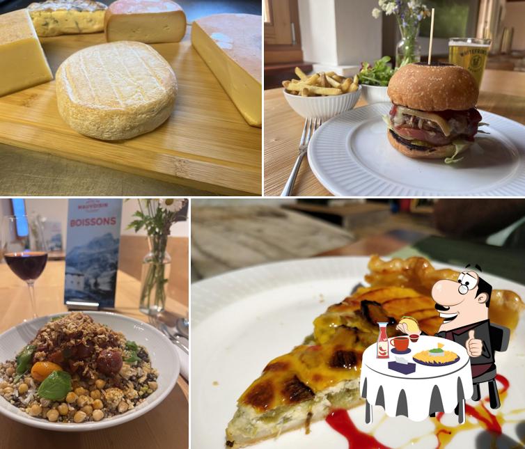 Piatto di formaggi al Hôtel de Mauvoisin