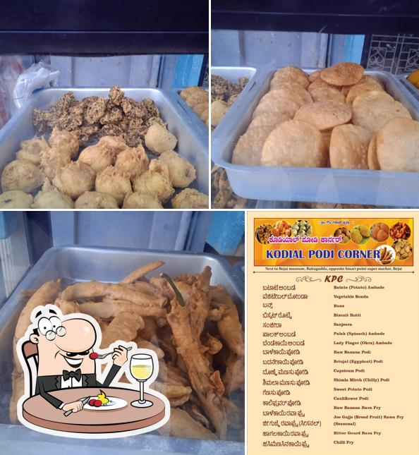 Food at Kodial Podi Corner