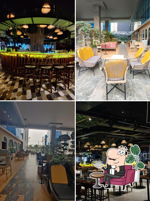 Take a seat at one of the tables at RAASTA