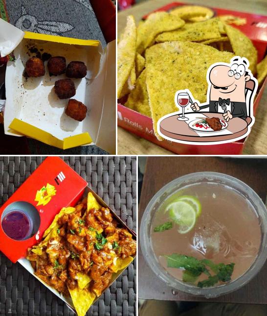 Order meat meals at Rolls Mania