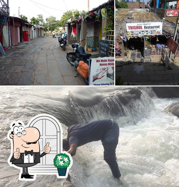 The exterior of Trishul Restaurant