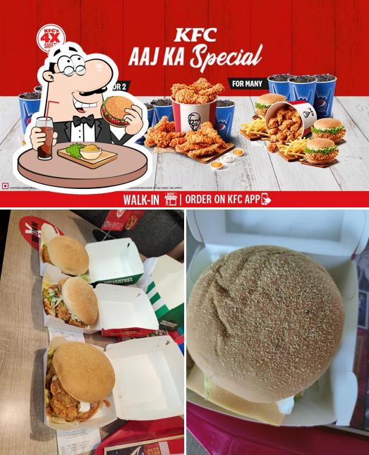 Get a burger at KFC