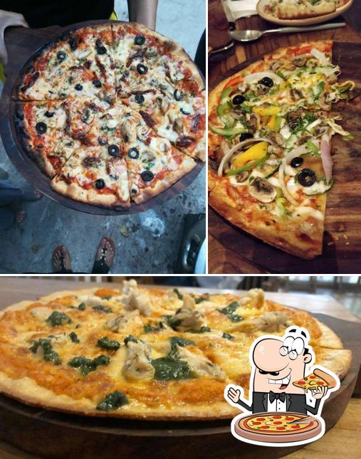 At Coffee Bond, you can order pizza