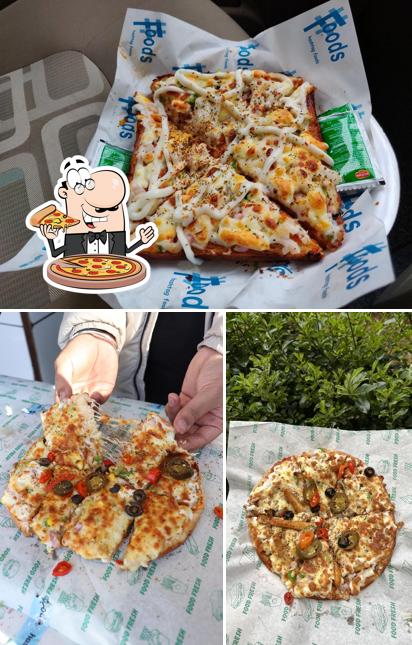 At Hashtag Foods, you can order pizza