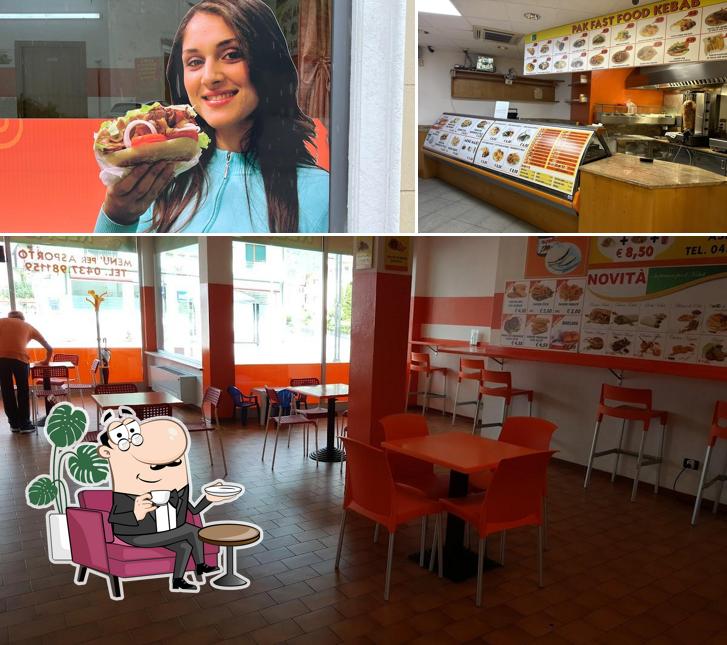 Dai un’occhiata alla foto che presenta la interni e cibo di Kebab Pak Fast Food Feltre