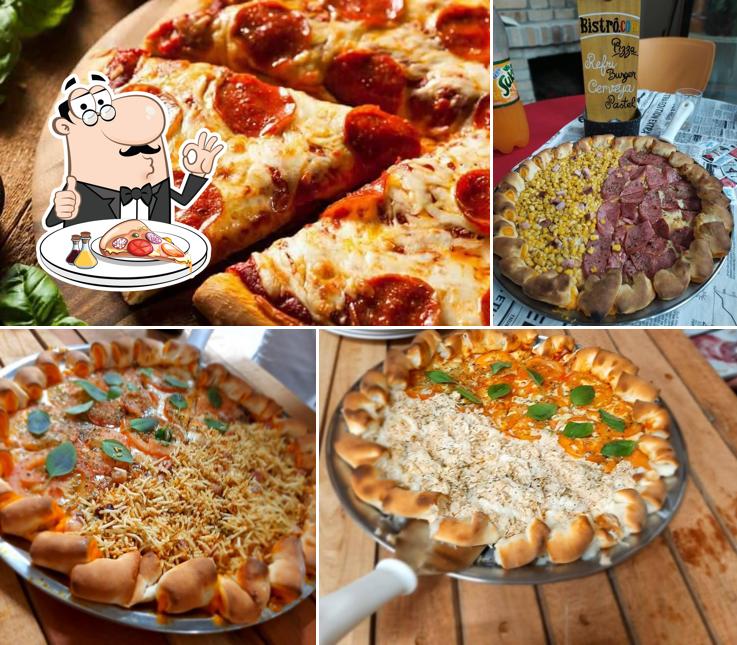 Peça diversos tipos de pizza