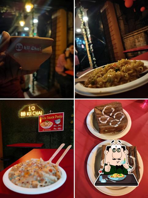 Macaroni and cheese at BB kii Chai