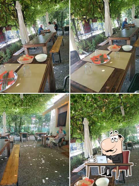 Gli interni di Bar trattoria al dado