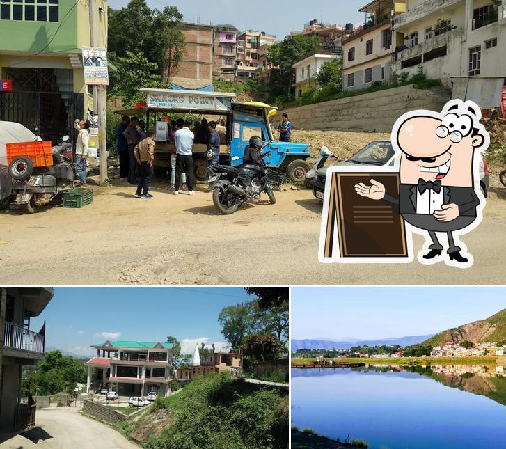 Check out how Chuk chuk mail Snacks point looks outside