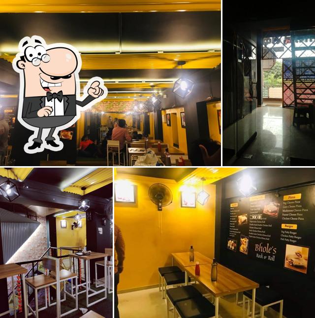 The interior of Cafe vintage vibe's