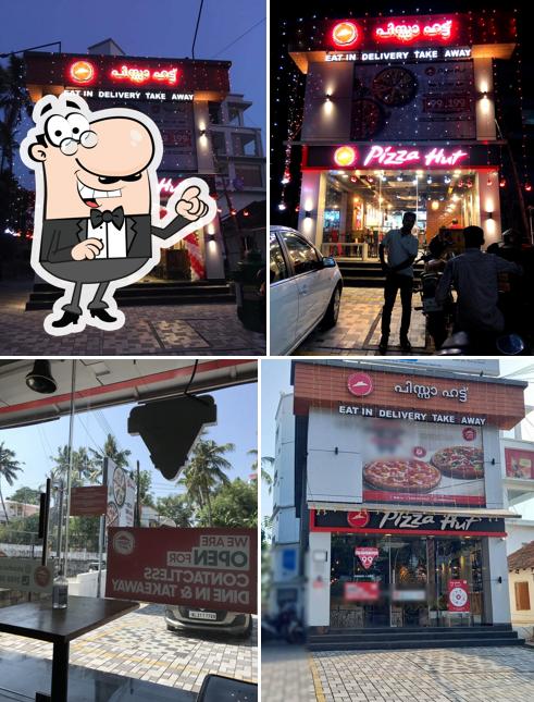 The exterior of Pizza Hut Pattom, Trivandrum