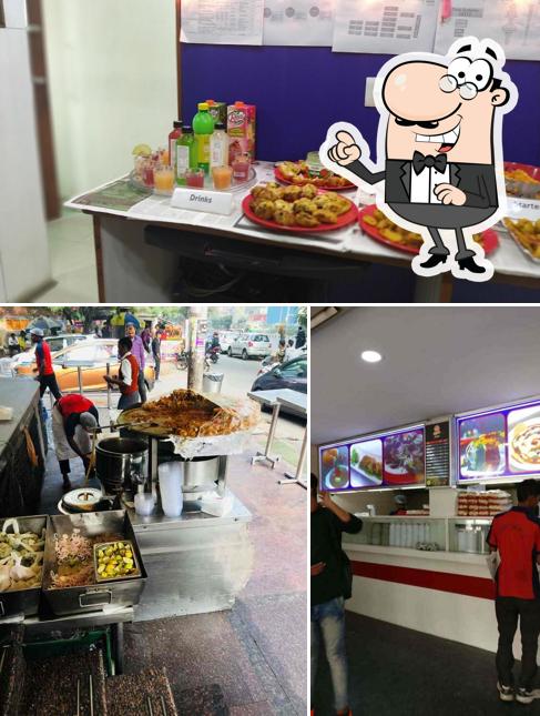 Take a seat at one of the tables at Bobby Tikki Wala