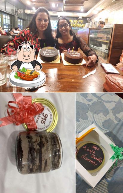 Among different things one can find food and interior at M5 Bakers