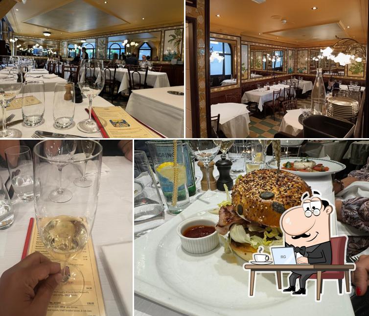 Gli interni di Brasserie Lipp