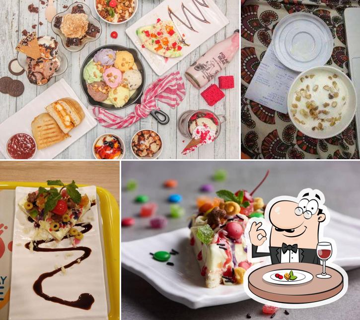 Food at Polar Bear Ice Cream Sundaes