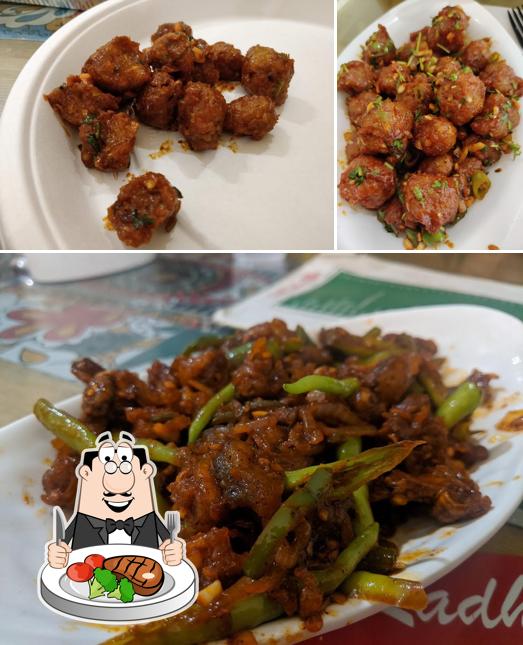 Try out meat meals at Green Treat - Pure Veg. Restaurant & Banquet Halls