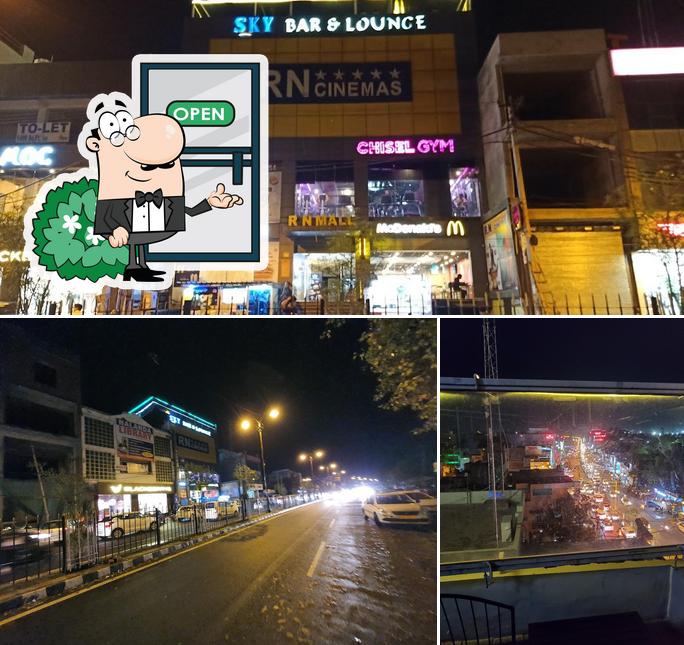 The exterior of Sky Bar and Lounge