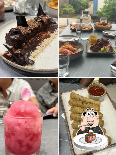 Chocolate cake at Bistro Vanilla