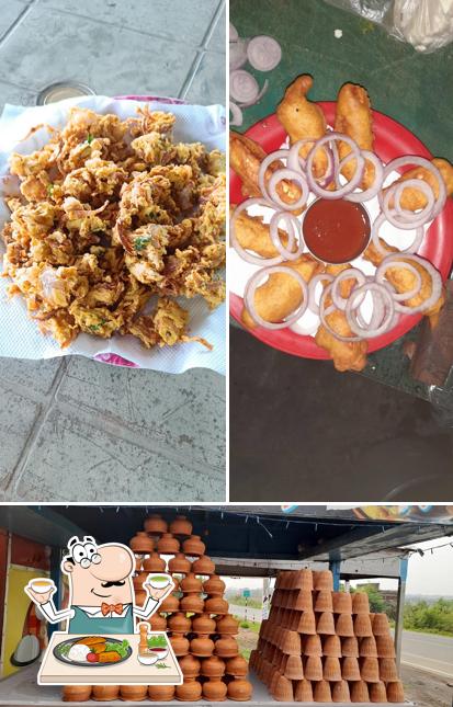 Fried calamari at Sharma Hotel Gud wali Chai